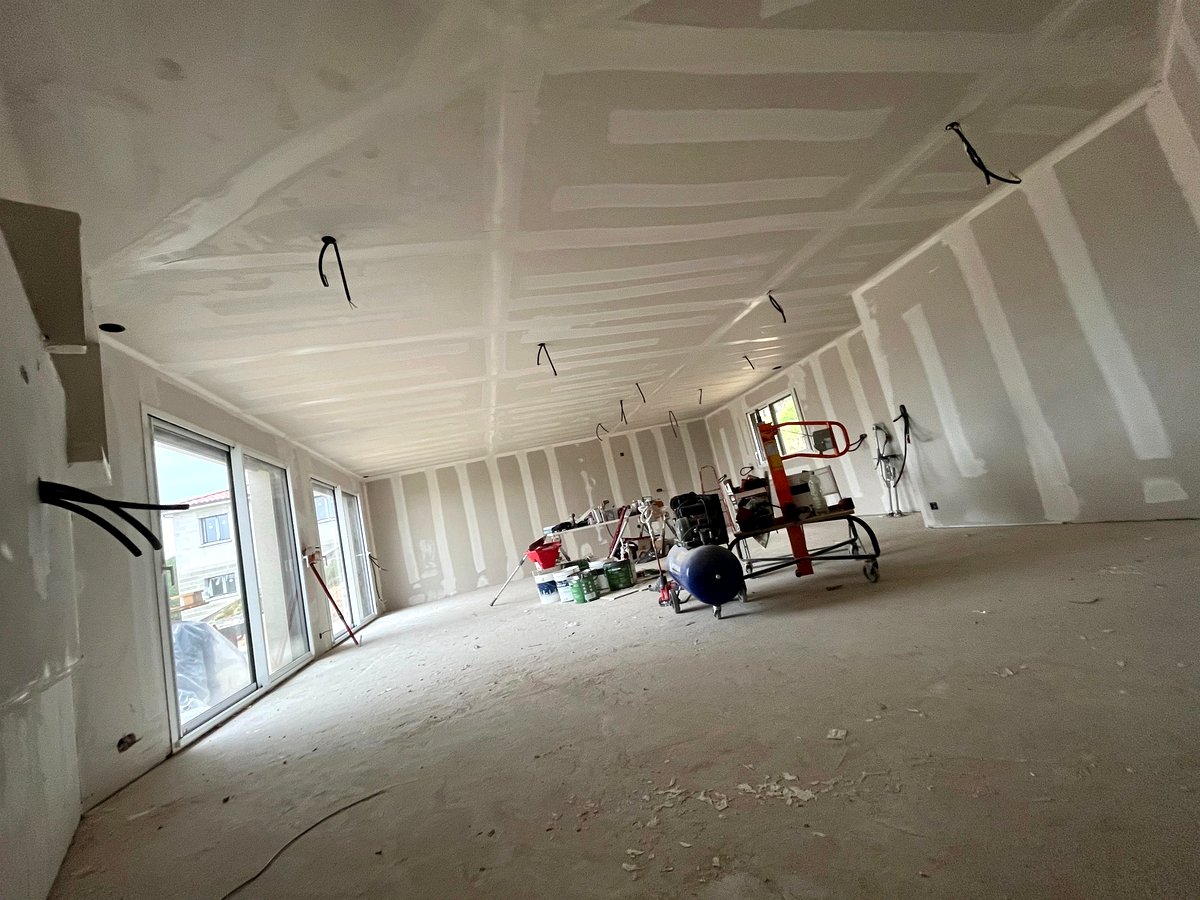 isolation et placo d'une maison